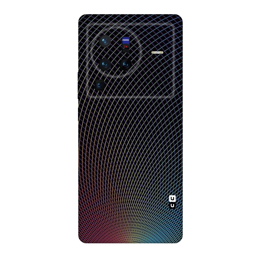 Check Swirls Original Polycarbonate Back Case for Vivo X80