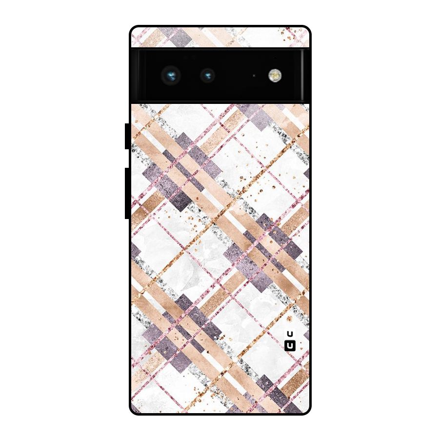 Check Trouble Glass Back Case for Google Pixel 6