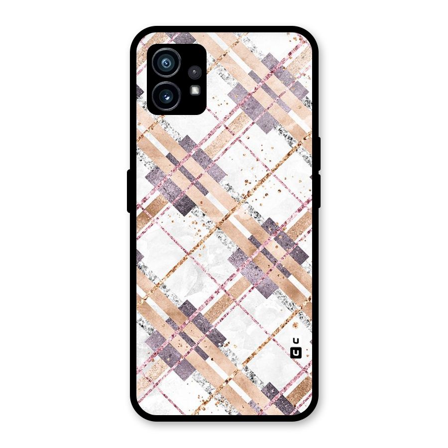 Check Trouble Glass Back Case for Nothing Phone 1