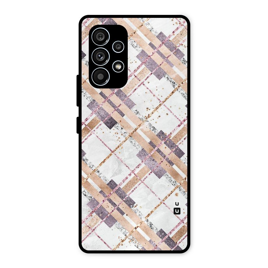 Check Trouble Metal Back Case for Galaxy A53 5G
