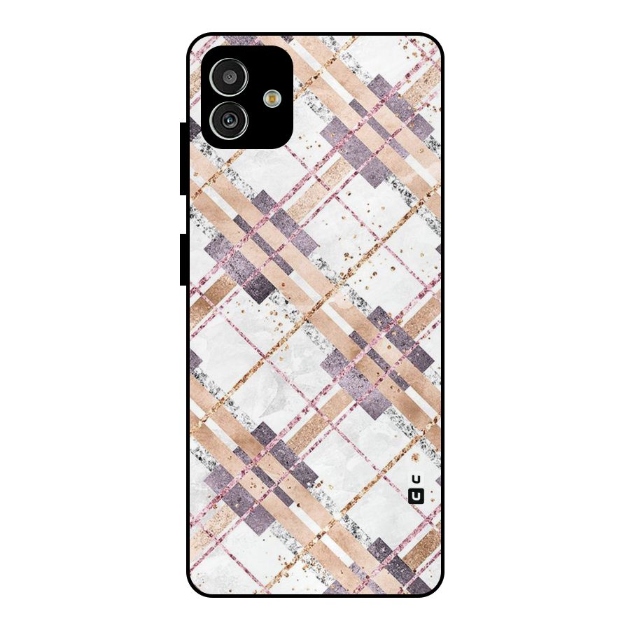 Check Trouble Metal Back Case for Galaxy M13 5G