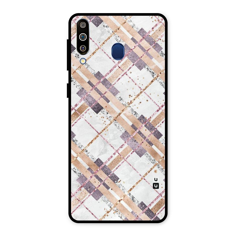 Check Trouble Metal Back Case for Galaxy M30