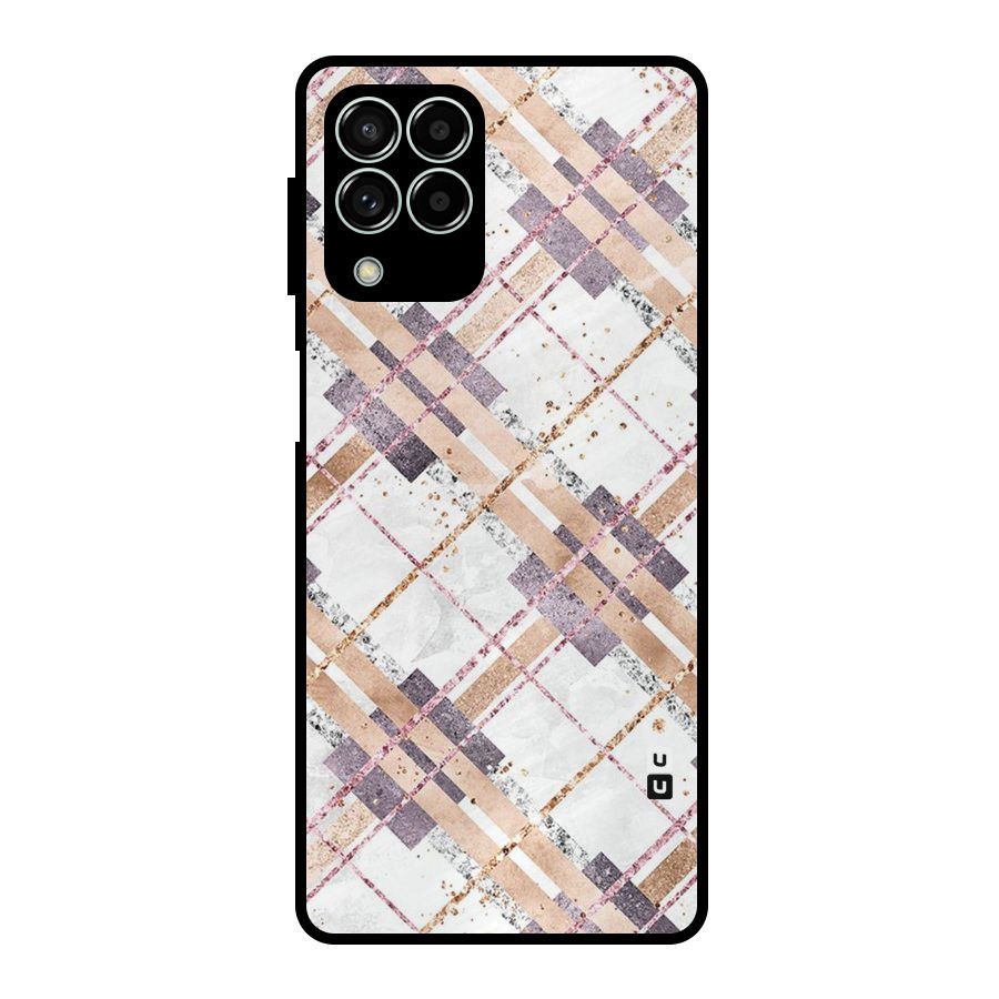 Check Trouble Metal Back Case for Galaxy M33