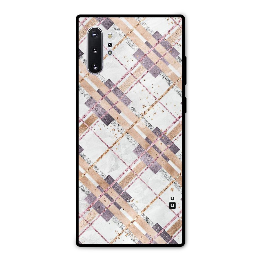 Check Trouble Metal Back Case for Galaxy Note 10 Plus