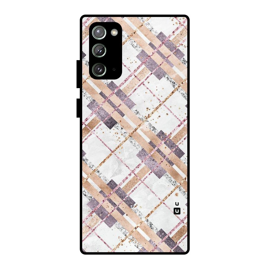 Check Trouble Metal Back Case for Galaxy Note 20