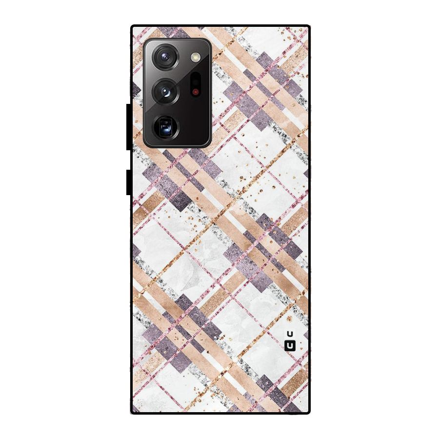 Check Trouble Metal Back Case for Galaxy Note 20 Ultra