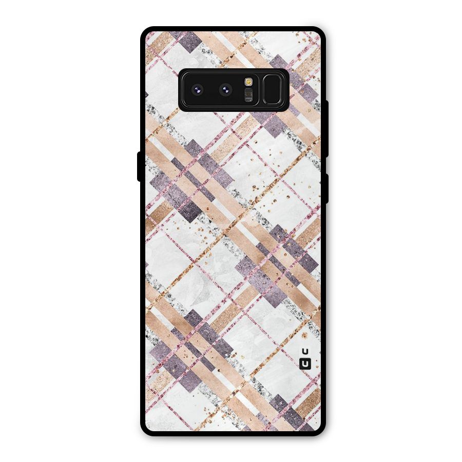 Check Trouble Metal Back Case for Galaxy Note 8
