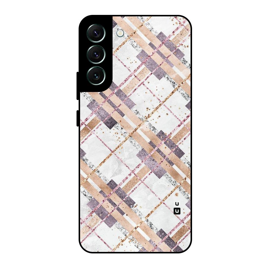 Check Trouble Metal Back Case for Galaxy S22 Plus 5G