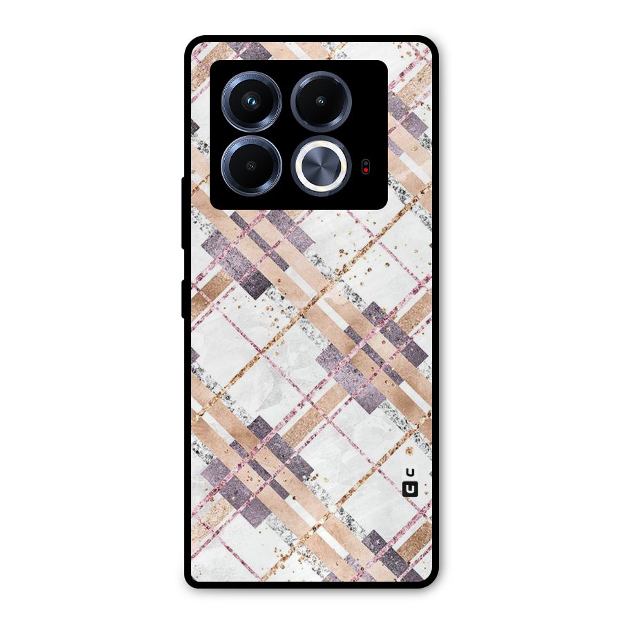 Check Trouble Metal Back Case for Infinix Note 40 5G