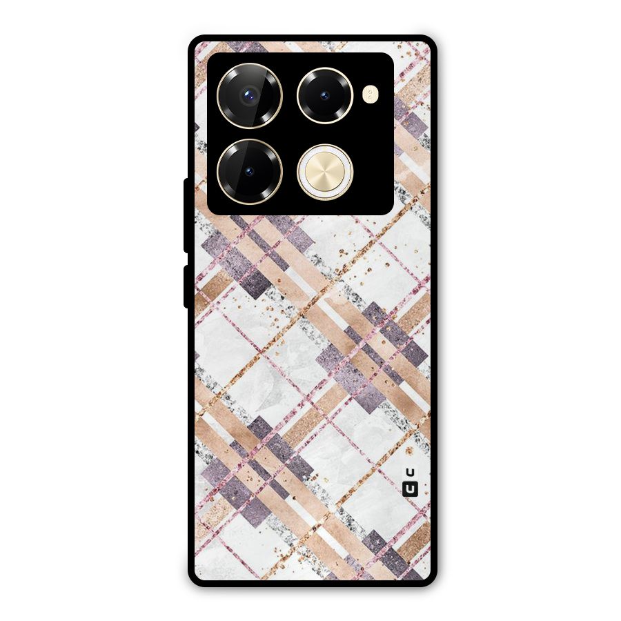 Check Trouble Metal Back Case for Infinix Note 40 Pro Plus