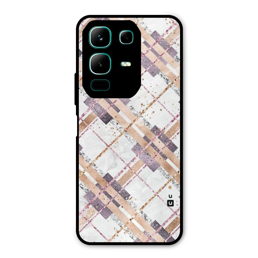 Check Trouble Metal Back Case for Infinix Note 50x