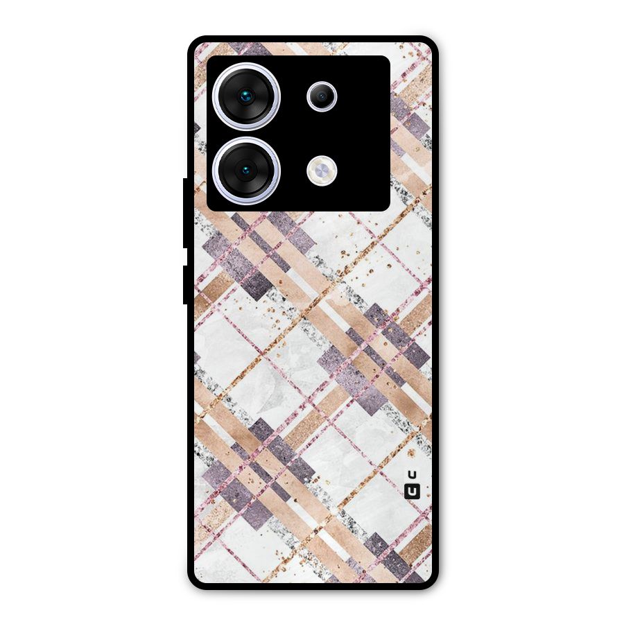 Check Trouble Metal Back Case for Infinix Zero 30 5G