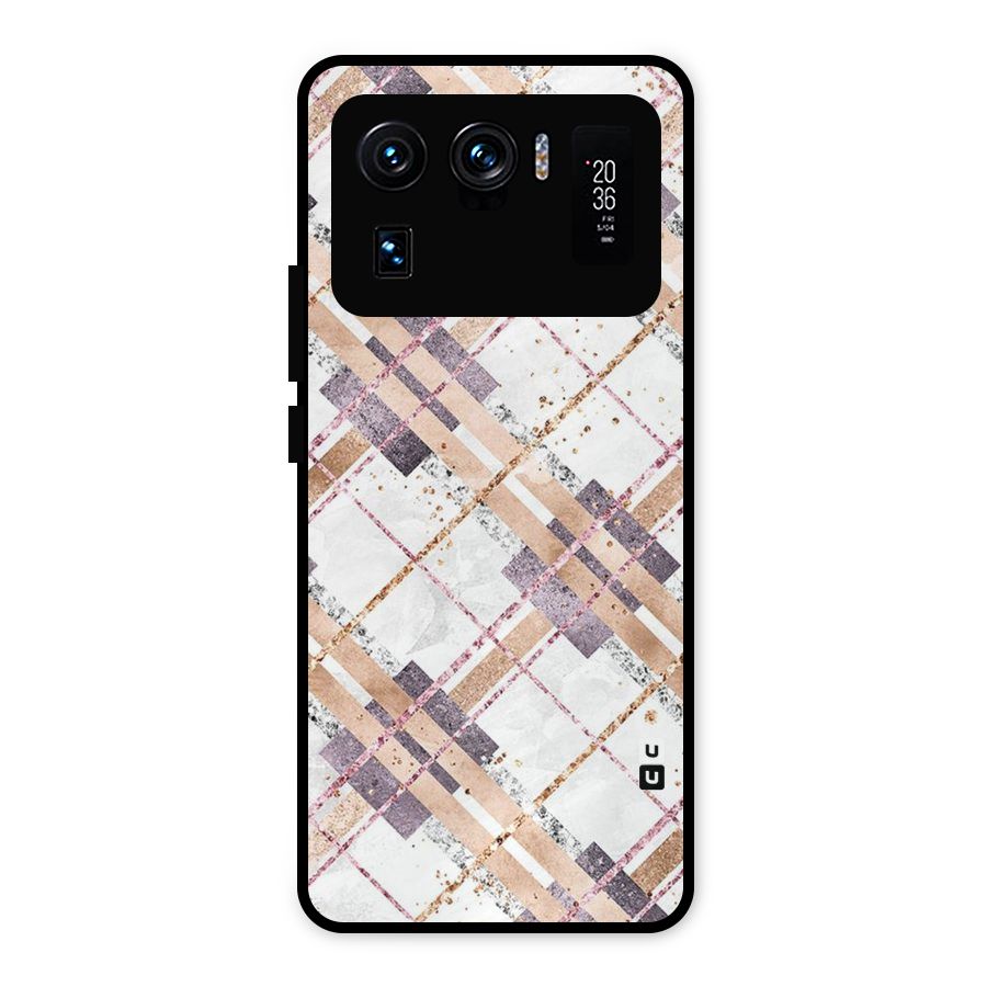 Check Trouble Metal Back Case for Mi 11 Ultra