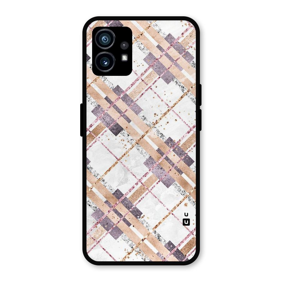 Check Trouble Metal Back Case for Nothing Phone 1