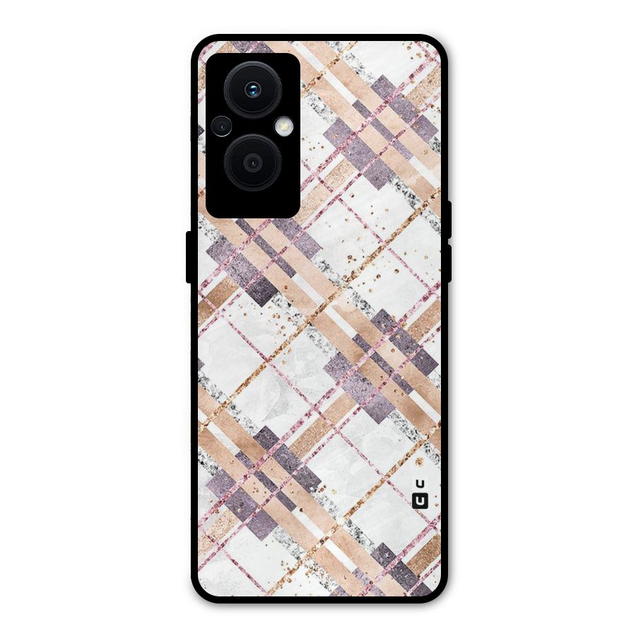 Check Trouble Metal Back Case for Oppo F21s Pro 5G