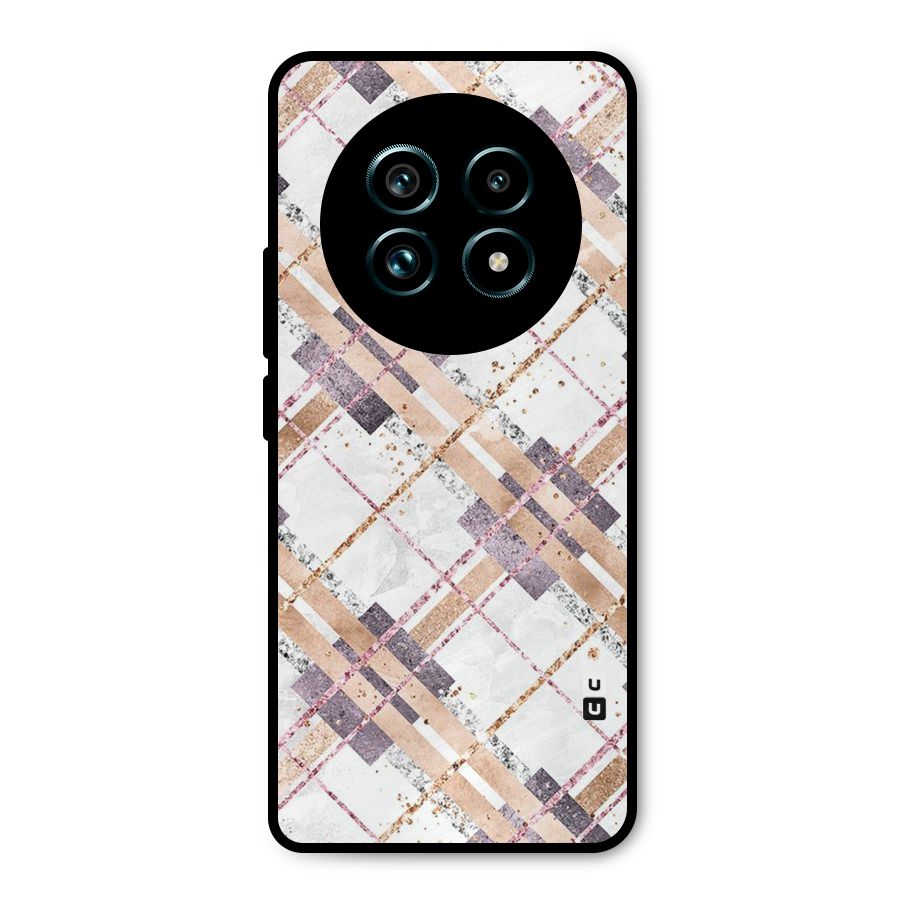 Check Trouble Metal Back Case for Realme 13 Pro Plus