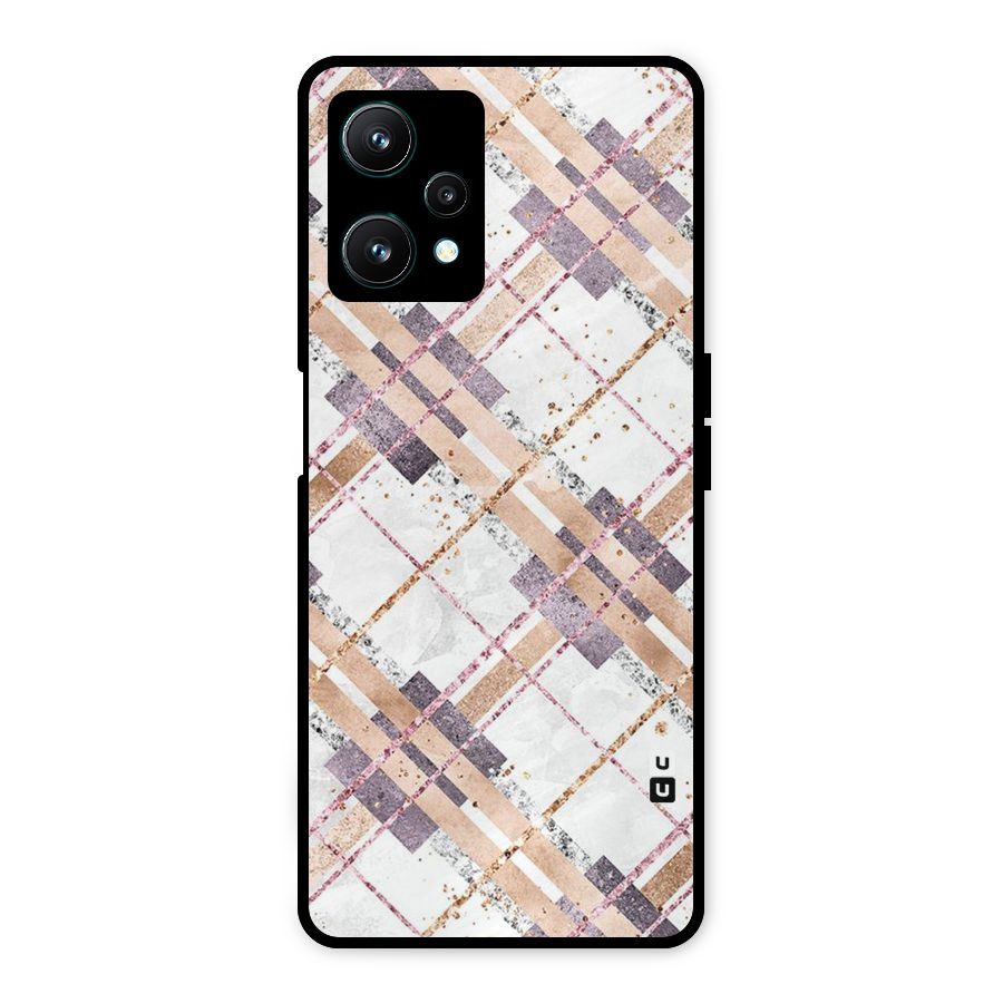 Check Trouble Metal Back Case for Realme 9 Pro 5G