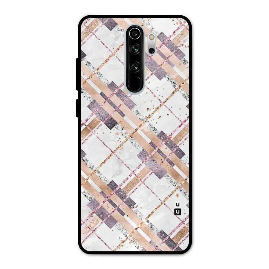 Check Trouble Metal Back Case for Redmi Note 8 Pro