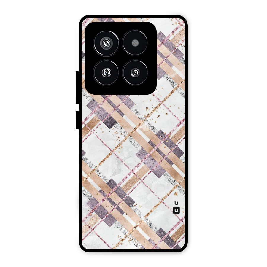 Check Trouble Metal Back Case for Xiaomi 14 Pro