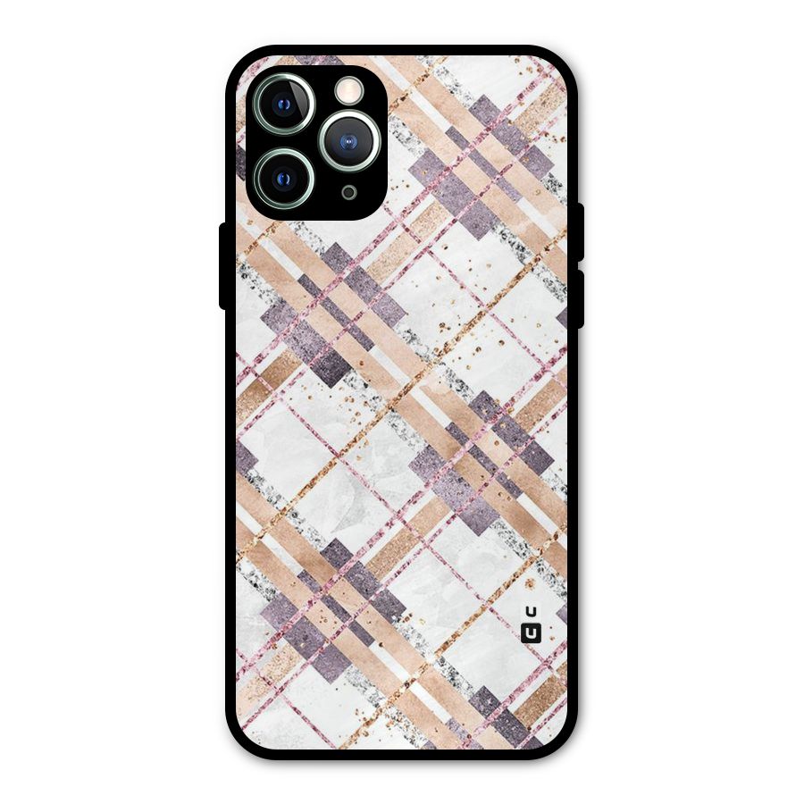 Check Trouble Metal Back Case for iPhone 11 Pro Max