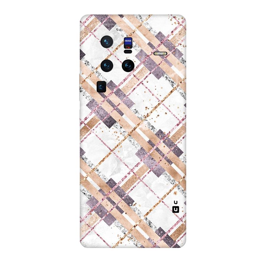 Check Trouble Original Polycarbonate Back Case for Vivo X80