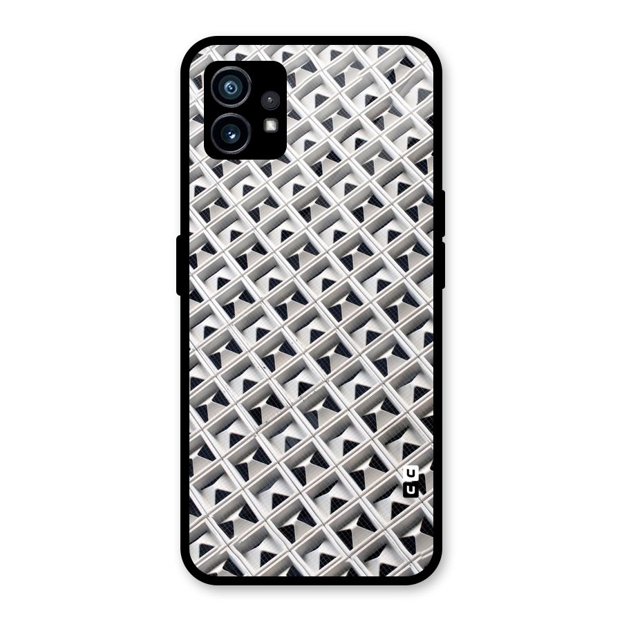 Check White Design Glass Back Case for Nothing Phone 1