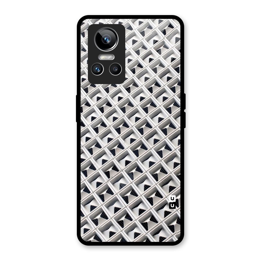 Check White Design Glass Back Case for Realme GT Neo 3