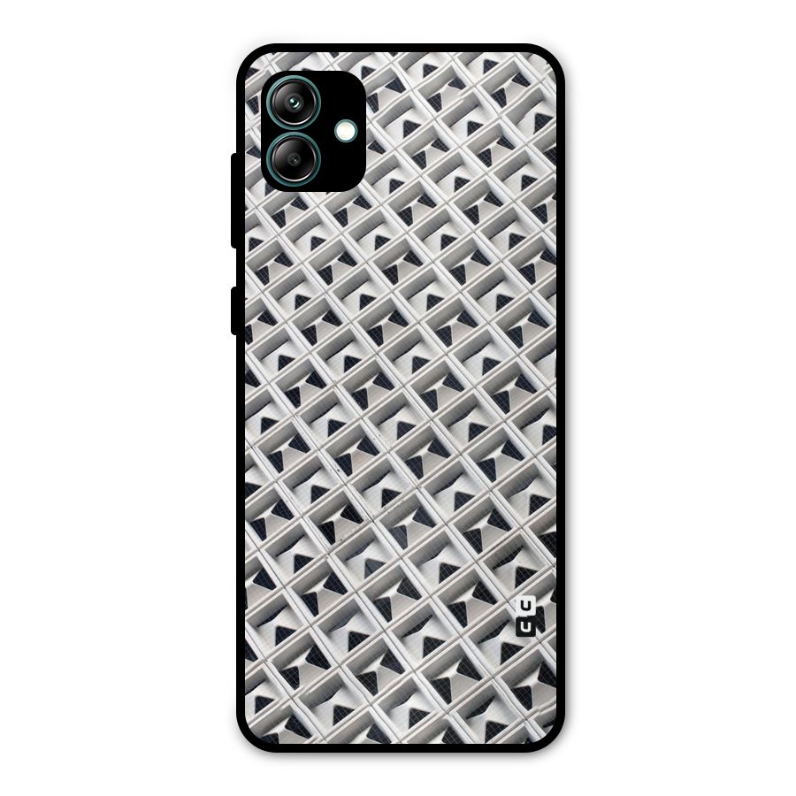 Check White Design Metal Back Case for Galaxy A04