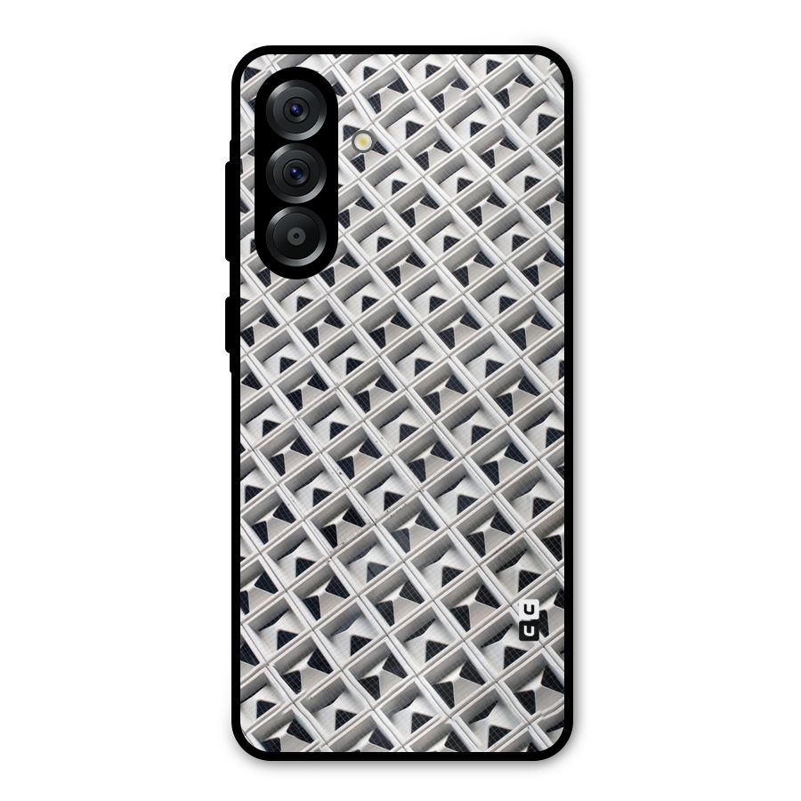 Check White Design Metal Back Case for Galaxy A56