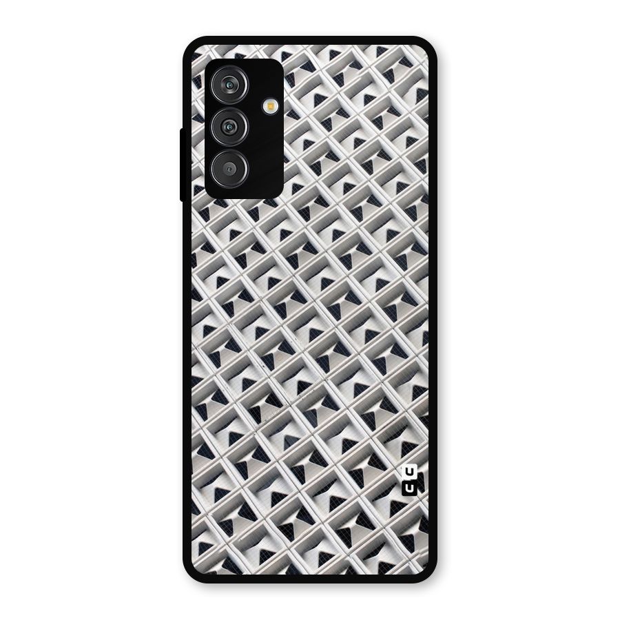 Check White Design Metal Back Case for Galaxy F13