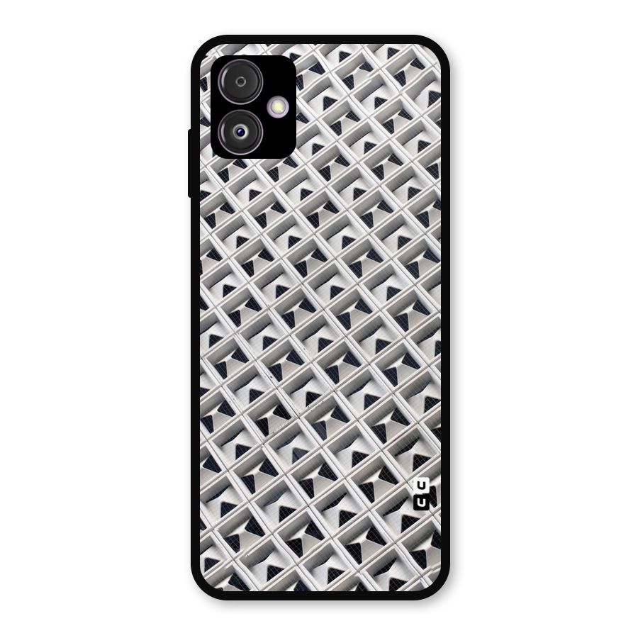 Check White Design Metal Back Case for Galaxy F14