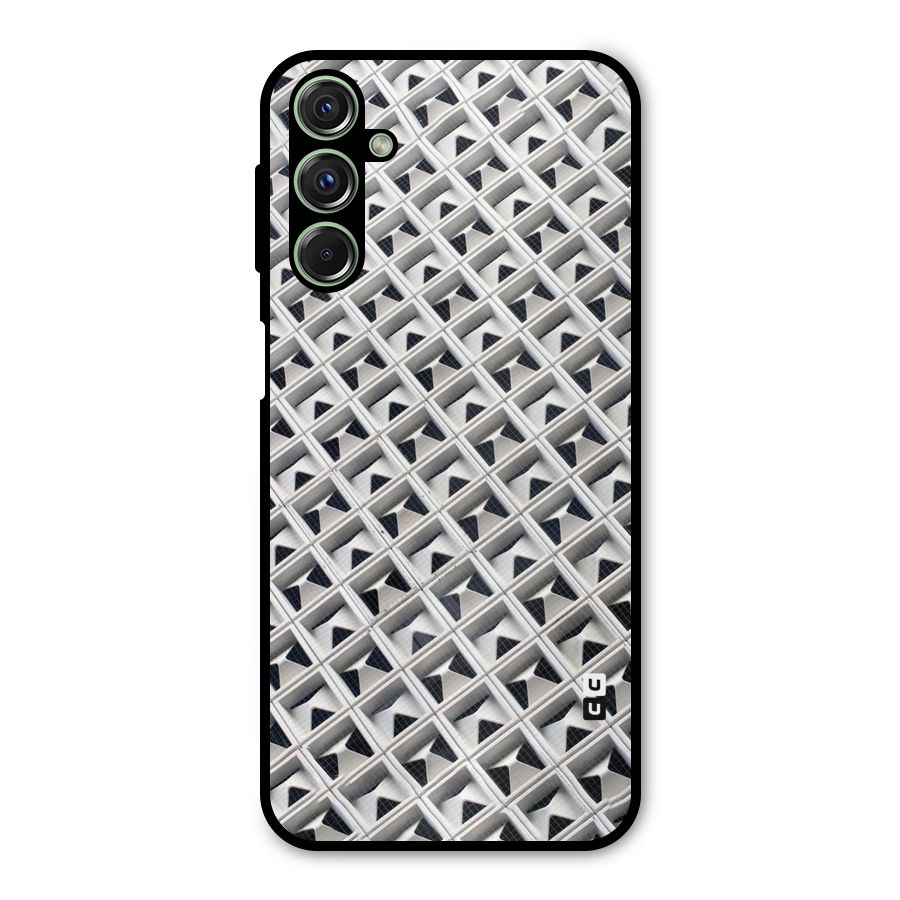 Check White Design Metal Back Case for Galaxy M34