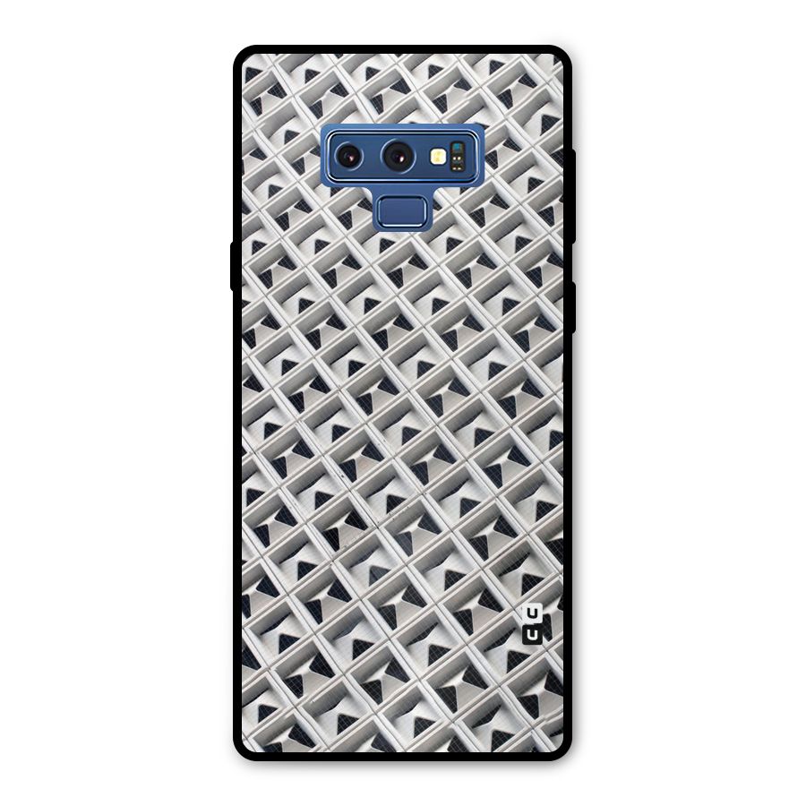 Check White Design Metal Back Case for Galaxy Note 9