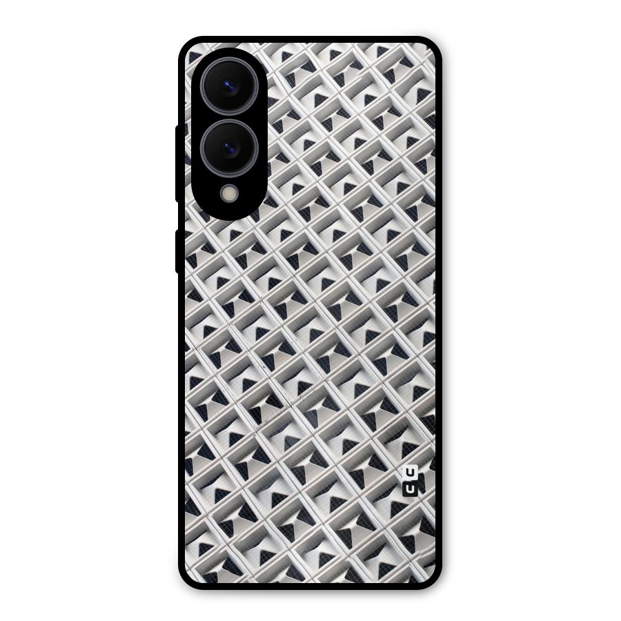 Check White Design Metal Back Case for Galaxy S25 Edge