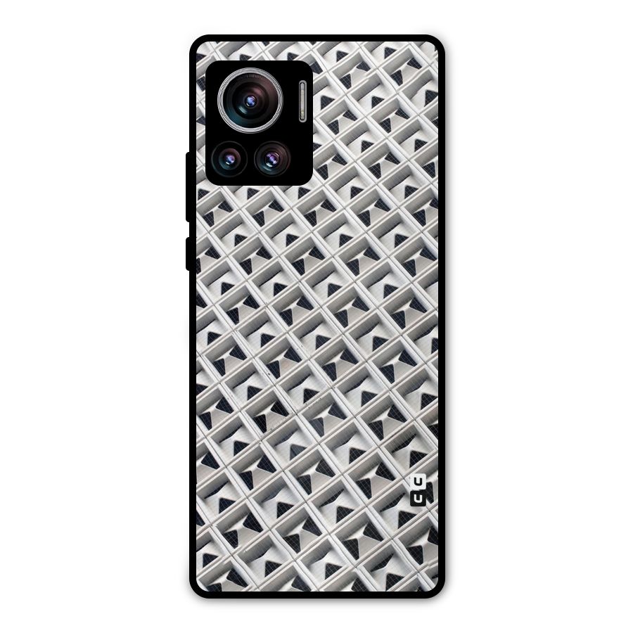 Check White Design Metal Back Case for Motorola Edge 30 Ultra