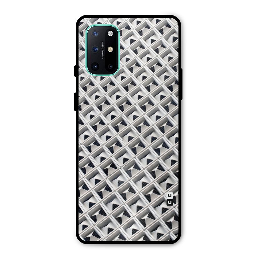 Check White Design Metal Back Case for OnePlus 8T