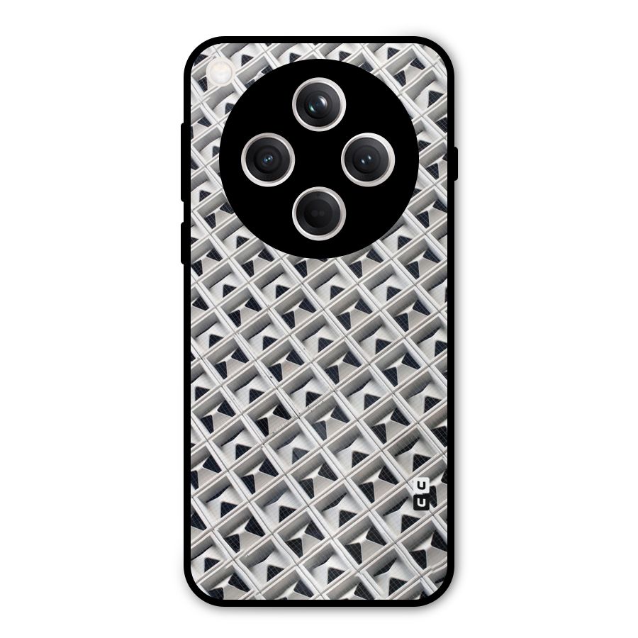 Check White Design Metal Back Case for Oppo Find X8