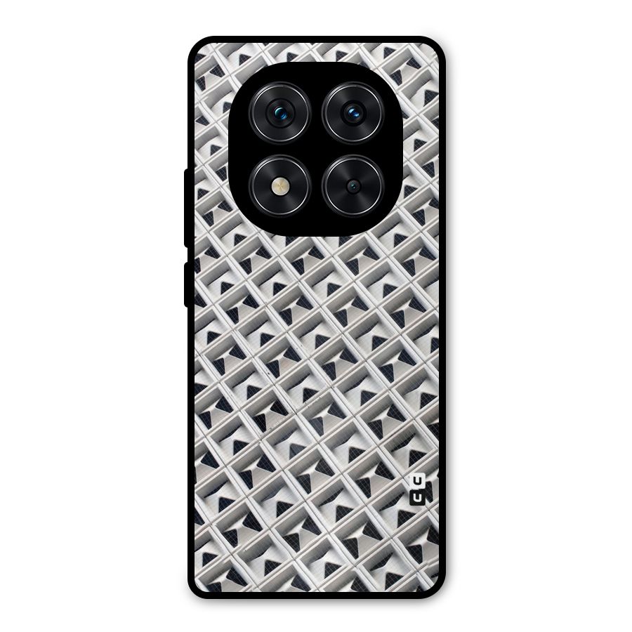 Check White Design Metal Back Case for Poco X7