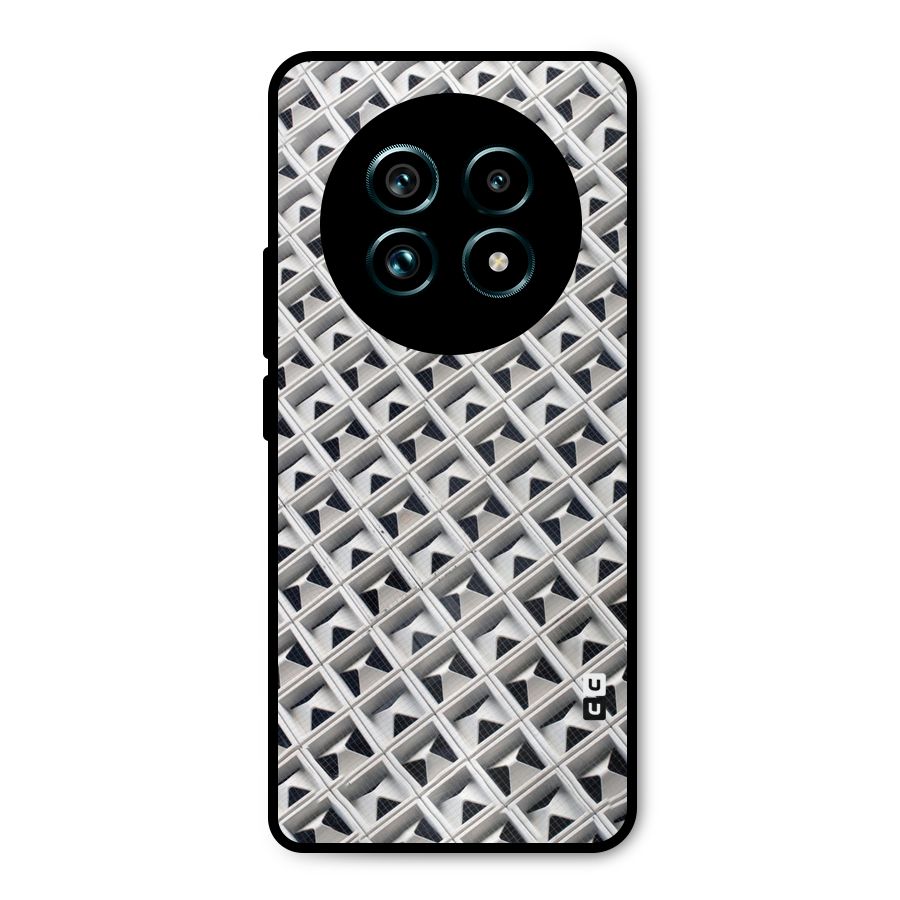 Check White Design Metal Back Case for Realme 13 Pro Plus