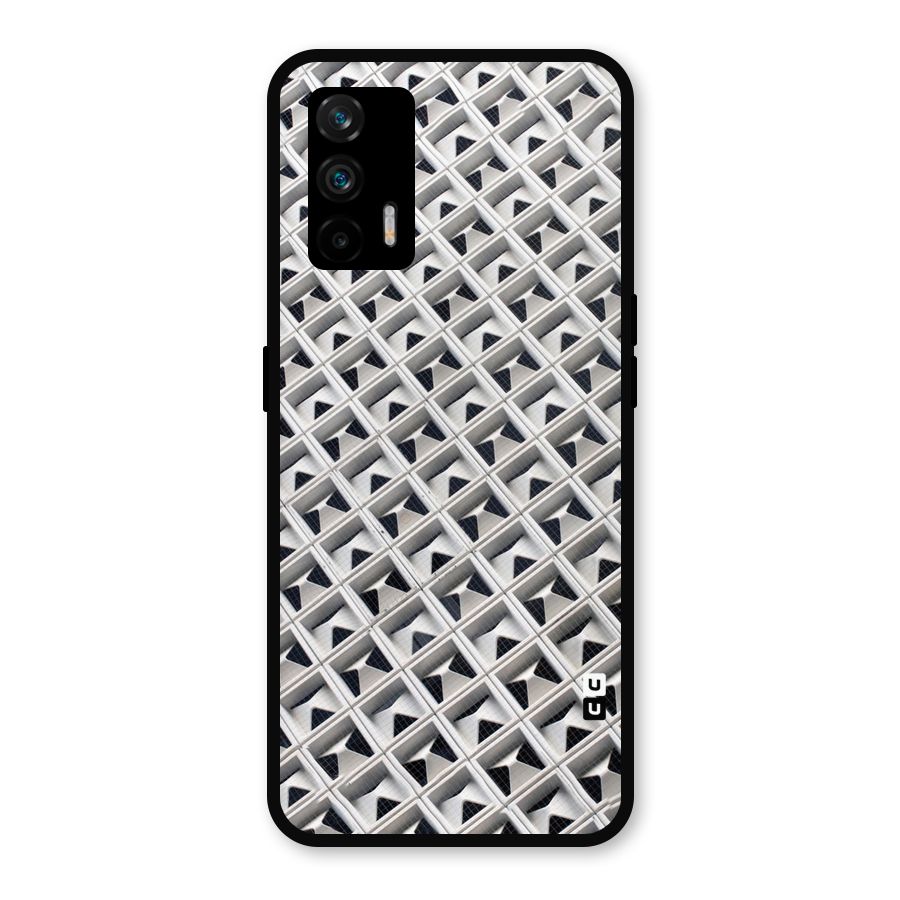 Check White Design Metal Back Case for Realme X7 Max