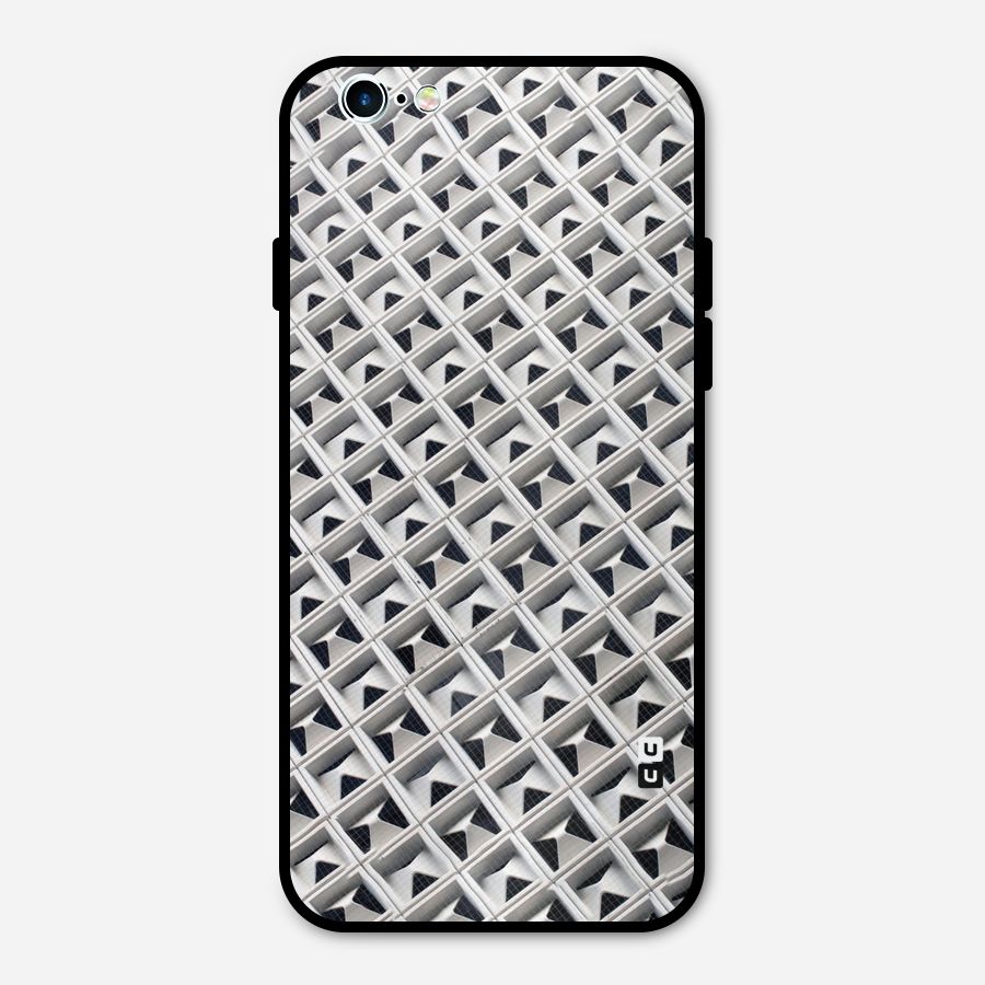 Check White Design Metal Back Case for iPhone 6 6s