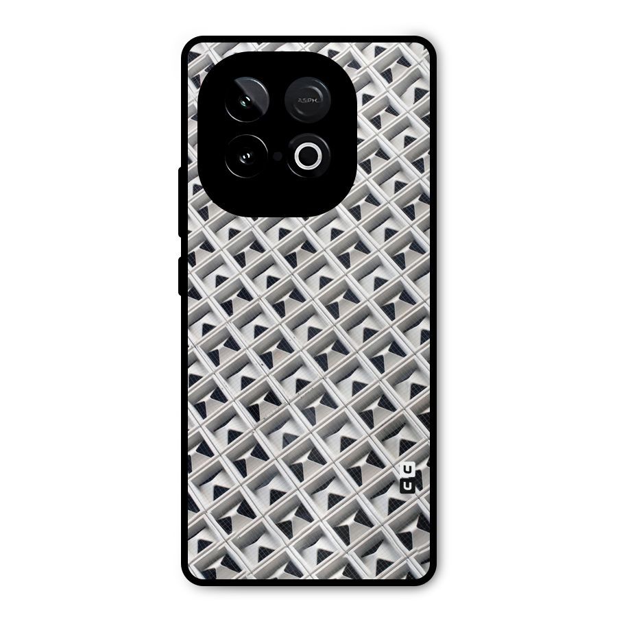 Check White Design Metal Back Case for iQOO Neo 10