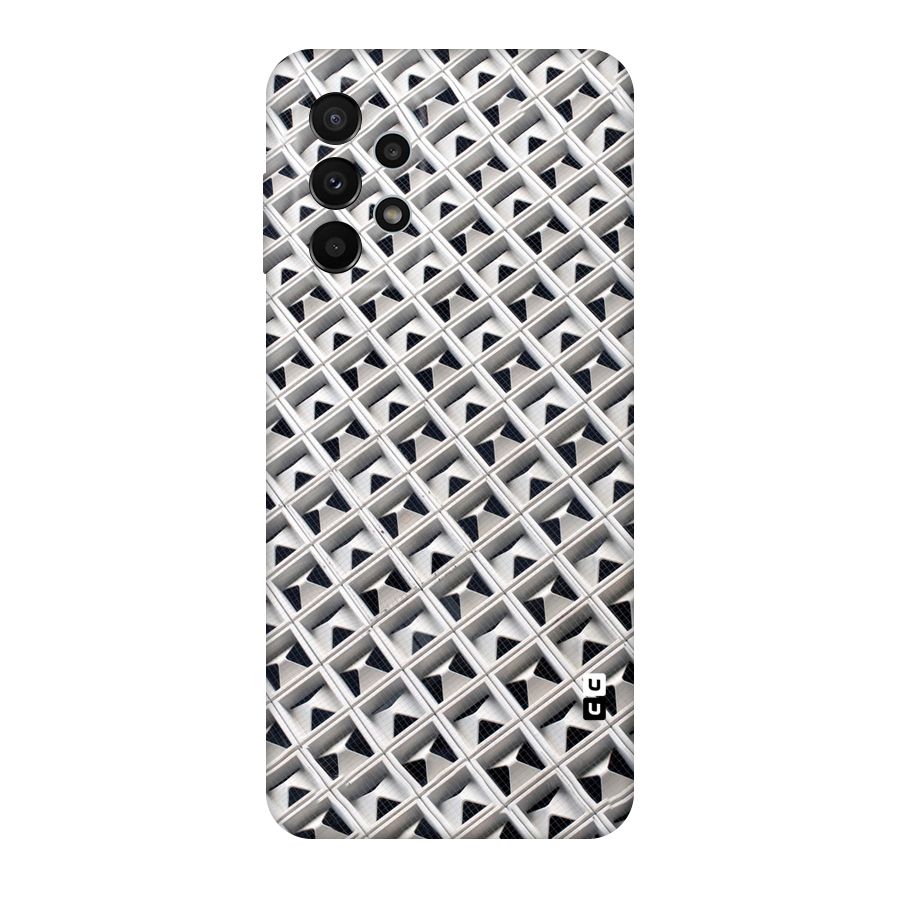 Check White Design Original Polycarbonate Back Case for Galaxy A23