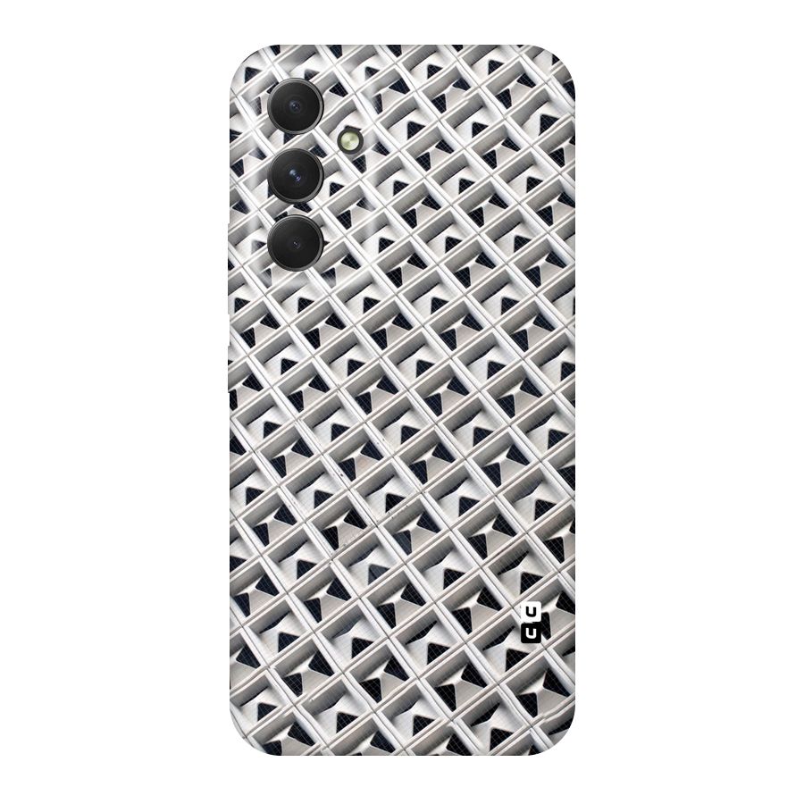 Check White Design Original Polycarbonate Back Case for Galaxy A54