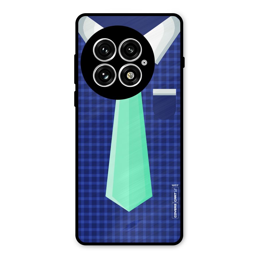 Checked Shirt Tie Metal Back Case for OnePlus 13