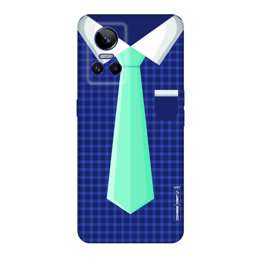Checked Shirt Tie Original Polycarbonate Back Case for Realme GT Neo 3