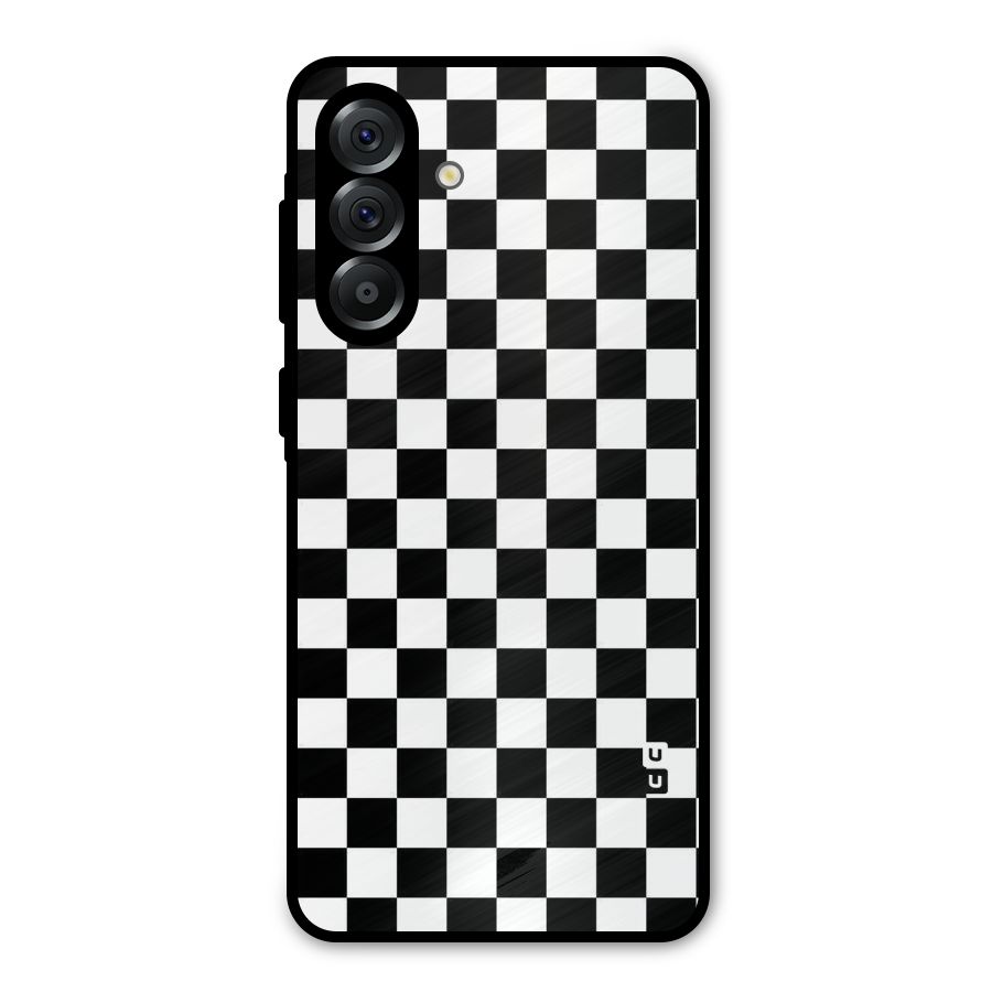 Checkerboard Metal Back Case for Galaxy A36
