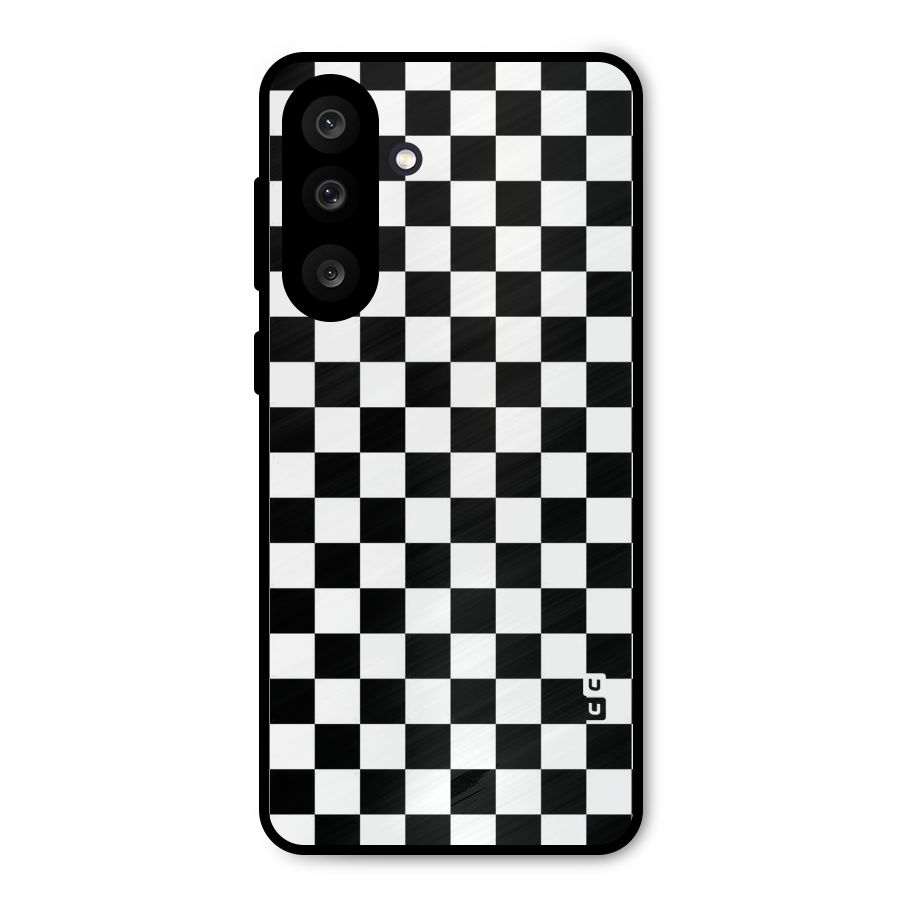 Checkerboard Metal Back Case for Galaxy M56