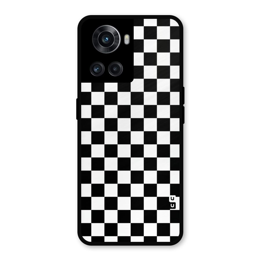 Checkerboard Metal Back Case for OnePlus 10R