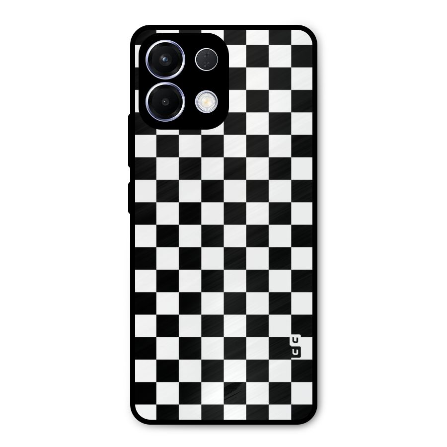 Checkerboard Metal Back Case for Oppo K13